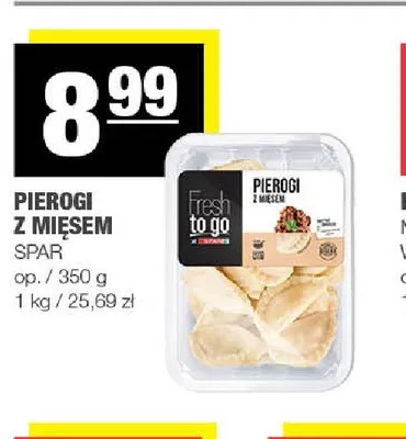 Pierogi z mięsem Fresh to go promocja w SPAR