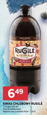 Kwas chlebowy Rugilė promocja w Stokrotka