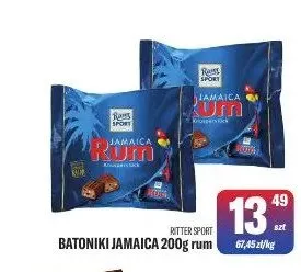 Batoniki Ritter Sport Jamaica rum promocja w Tomi Markt