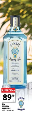 Gin Bombay Sapphire promocja w Intermarche