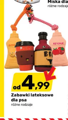 Zabawki lateksowe dla psa promocja w Bricomarche