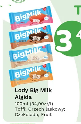 Lody Big Milk Fruit promocja w Limonka