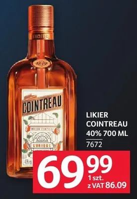 Likier Cointreau 40% 700 ML promocja w Selgros