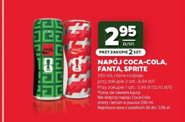 Napój gazowany Sprite promocja w Stokrotka