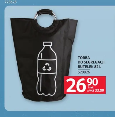Torba do segregacji butelek 82 l promocja w Selgros