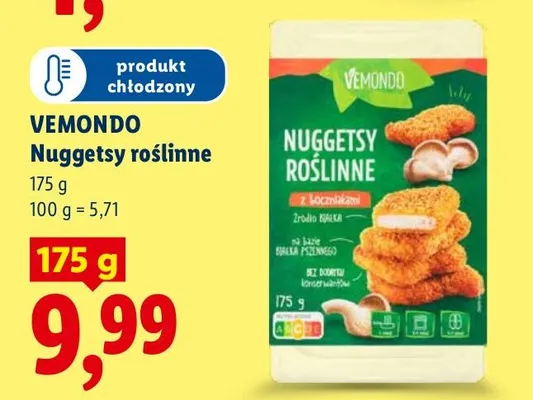 Nuggetsy roślinne promocja w Lidl