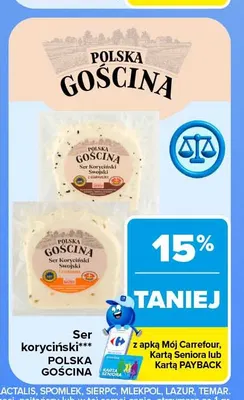 Ser koryciński Polska Gościna promocja w Carrefour Market