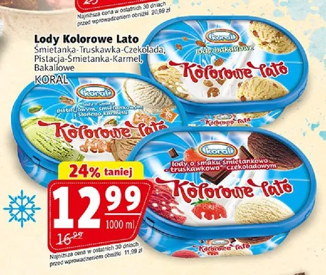 Lody Kolorowe Lato Bakaliowe promocja w Prim Market