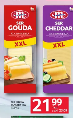 Ser gouda w plastrach Kuchmistrza Mlekovita promocja w Selgros