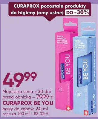 Pasty do zębów CURAPROX BE YOU pasty do zębów promocja w Makro