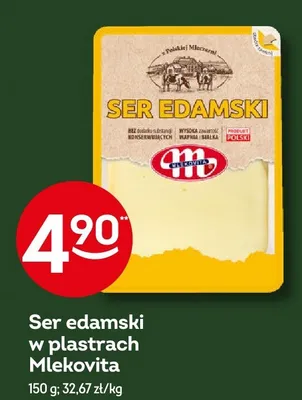 Ser edamski w plastrach promocja w Żabka