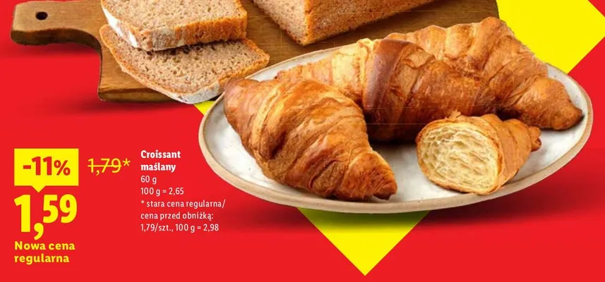 Croissant maślany promocja w Lidl