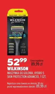 Maszynka do golenia Wilkinson Hydro 5 Skin Protection Advanced promocja w Drogerie Natura