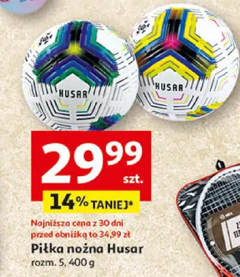 Piłka nożna Husar rozm. 5, 400 g promocja w Auchan