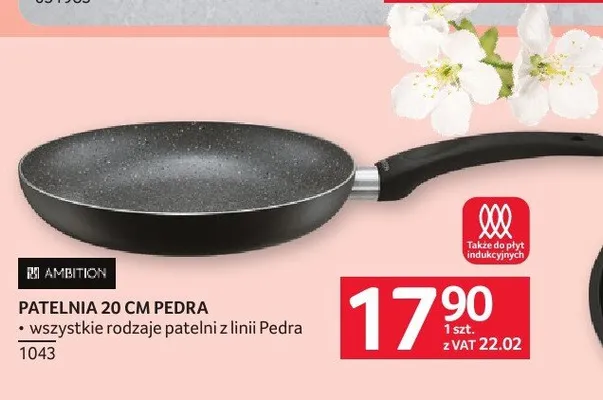 Patelnia 20cm Ambition Pedra promocja w Selgros