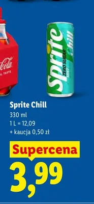 Napój gazowany Sprite Chill promocja w Lidl