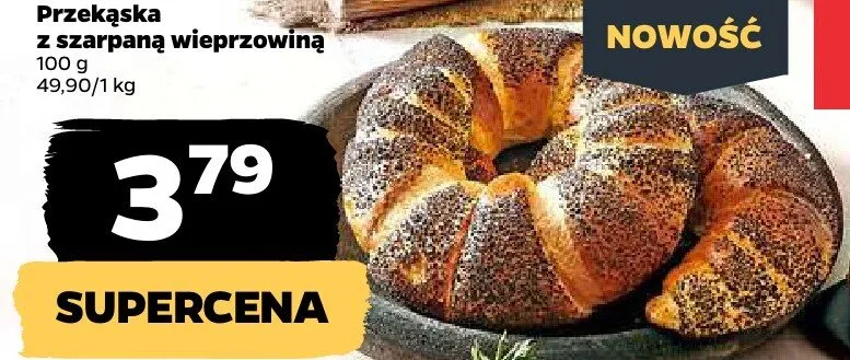 Rogal drożdżowy z makiem promocja w Netto