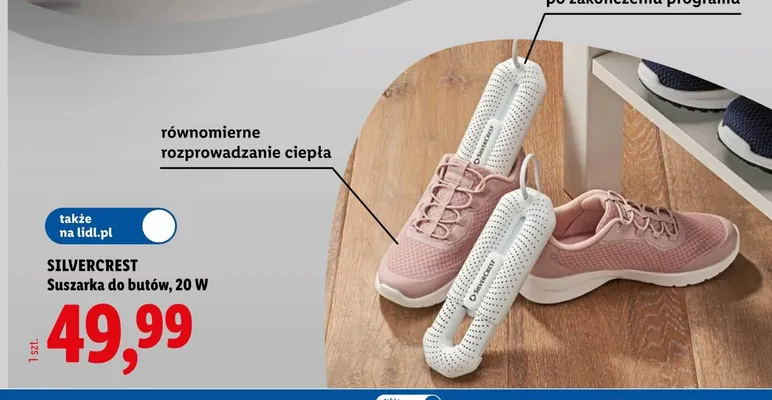 Suszarka do butów Silvercrest promocja w Lidl