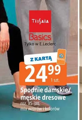 Spodnie damskie dresowe Tissaia promocja w Leclerc