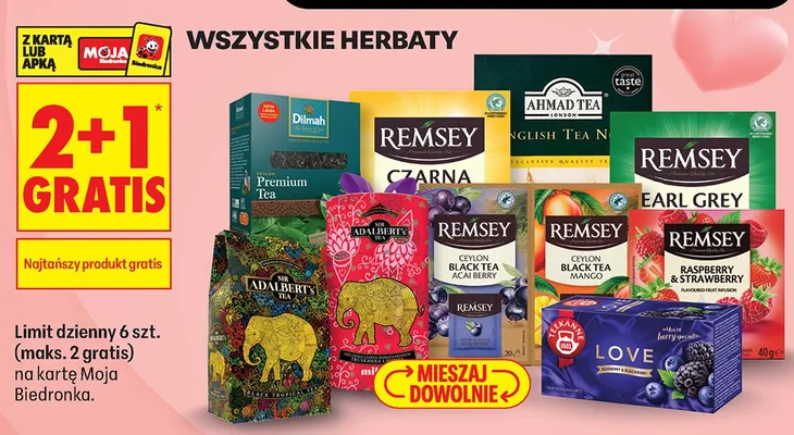 Herbata Remsey Ceylon Black Tea Acai Berry promocja w Biedronka