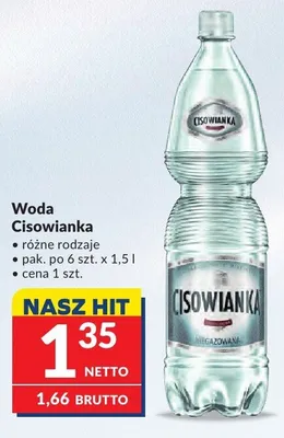 Woda Cisowianka promocja w Makro