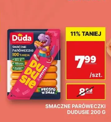 Smaczne paróweczki Dudusie Duda promocja w API Market