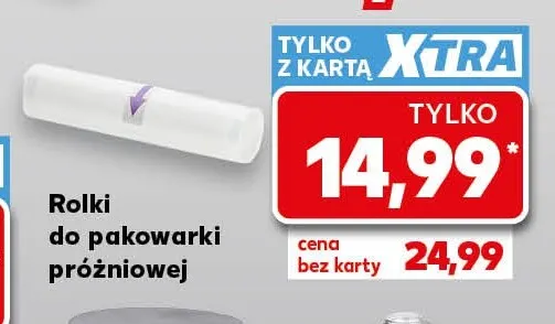 Rolki do pakowarki próżniowej promocja w Kaufland