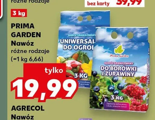 Nawóz PRIMA GARDEN promocja w Kaufland