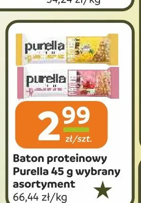 Baton proteinowy Purella 45g promocja w Społem Częstochowa