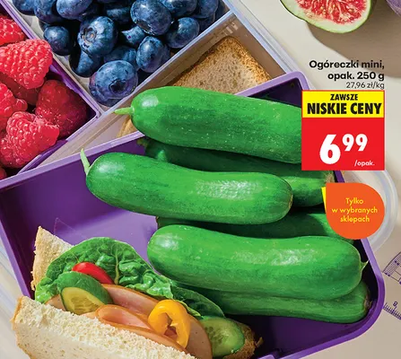 Ogóreczki mini promocja w Biedronka