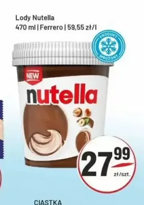 Lody Nutella promocja w Sedal