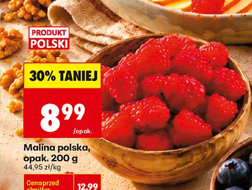 Malina polska promocja w Biedronka