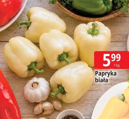 Papryka biała promocja w Leclerc