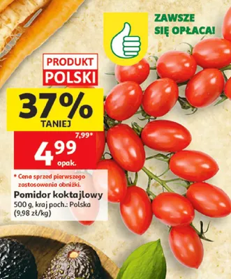 Pomidor koktajlowy polski promocja w Auchan
