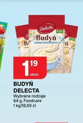 Budyń Delecta promocja w Chorten