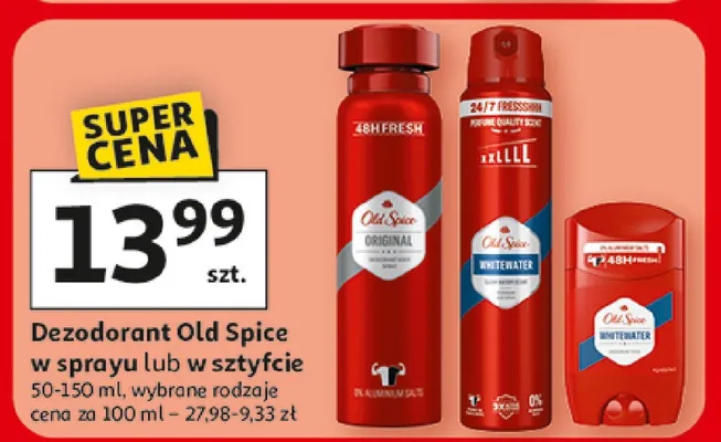 Dezodorant Old Spice w sprayu promocja w Auchan