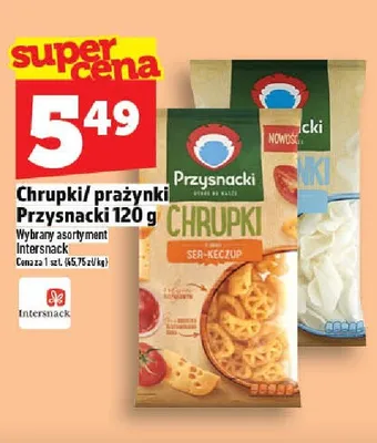 Chrupki Przysnacki Intersnack 120g promocja w TOPAZ