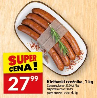 Kiełbaski rzeźnika promocja w Twój Market