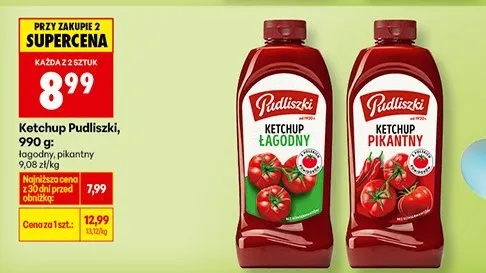 Ketchup łagodny promocja w Biedronka