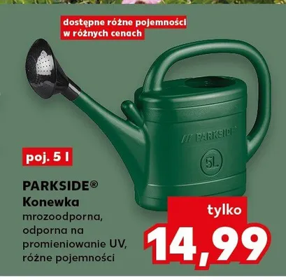 Konewka mrozoodporna, odporna na promieniowanie UV, różne pojemności promocja w Kaufland