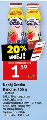 Napój Gratka Danone promocja w Twój Market