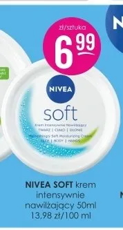 Krem intensywnie nawilżający Nivea Soft promocja w Drogerie Jasmin