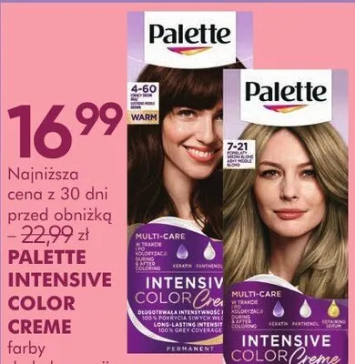 Farba Palette Intensive Color Creme farby do koloryzacji włosów promocja w Makro