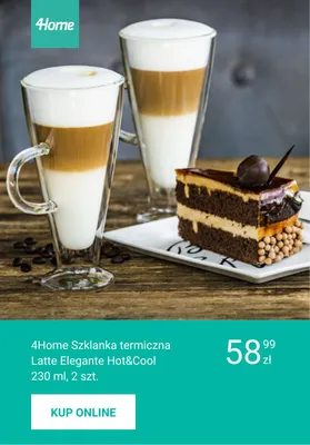 Szklanka termiczna 4Home Latte Elegante Hot&Cool 2-pak 230 ml promocja w 4home