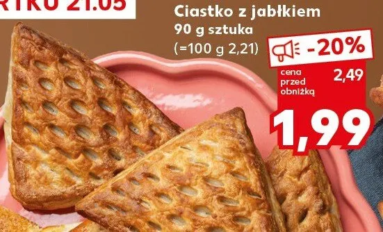 Ciastko z jabłkiem promocja w Kaufland