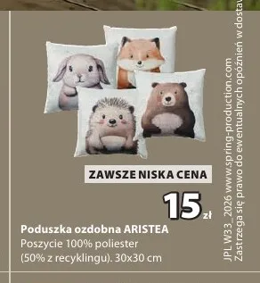 Poduszka ozdobna Aristea promocja w Jysk