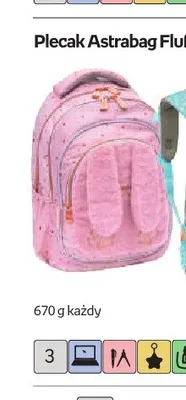 Plecak Astrabag Fluffy Bunny promocja w Empik