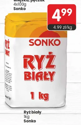 Ryż biały Sonko promocja w Market Point