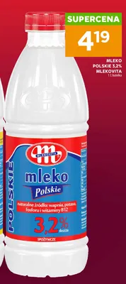 Mleko Polskie Mlekovita 3,2% promocja w Stokrotka