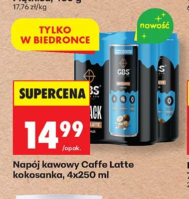 Napój kawowy Caffe Latte kokosanka promocja w Biedronka